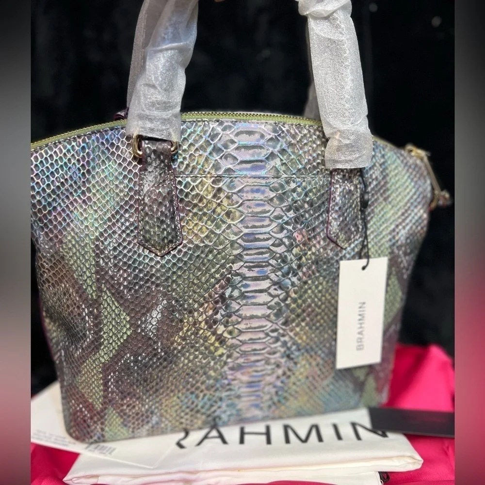 💜BRAHMIN “Moonstone Seville” DUXBURY Satchel💜NWT